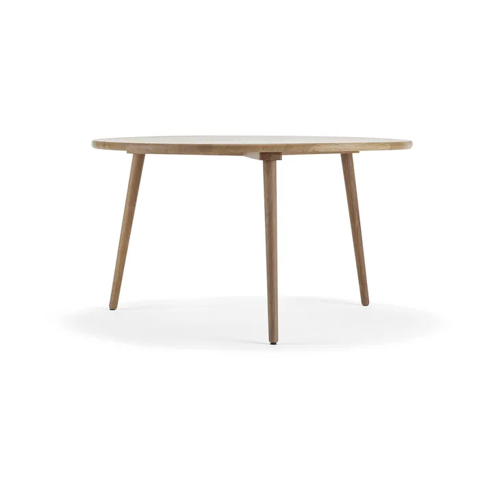 Mesa de comedor Miss Tailor redonda Ø130 cm - roble natural tratado con aceite - Stolab