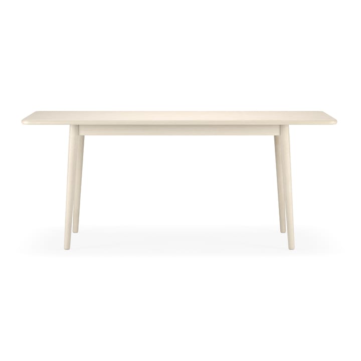 Mesa Miss Holly, 175x100 cm - Abedul aceitado blanco, 1 tablero de extensión - Stolab