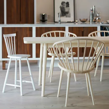 Mesa Miss Holly, 175x100 cm - Abedul aceitado blanco - Stolab