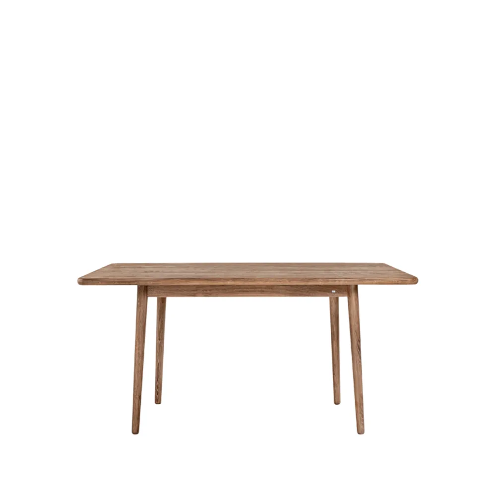 Mesa Miss Holly, 175x100 cm, Roble aceite natural, 1 tablero de extensión Stolab