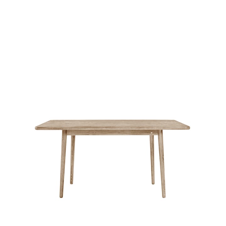 Mesa Miss Holly, 175x100 cm - Roble barniz mate claro, 1 tablero de extensión - Stolab