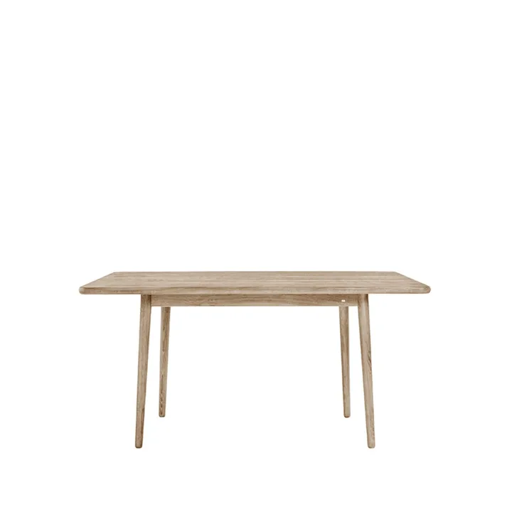 Mesa Miss Holly, 235x82 cm - Roble aceite natural, 1 tablero de extensión - Stolab