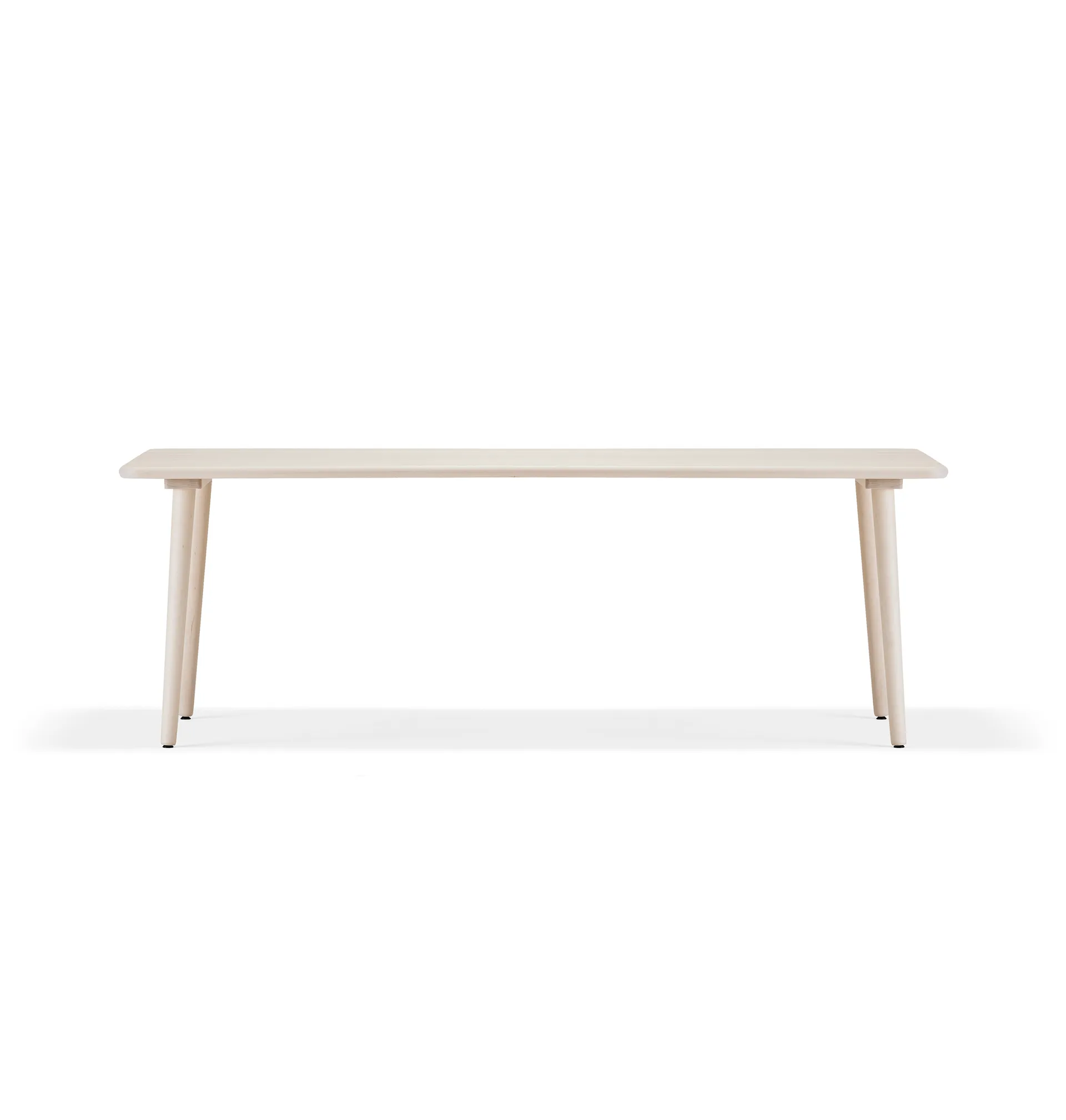 Mesa Miss Tailor, Abedul claro lacado mate, 235x82 cm Stolab