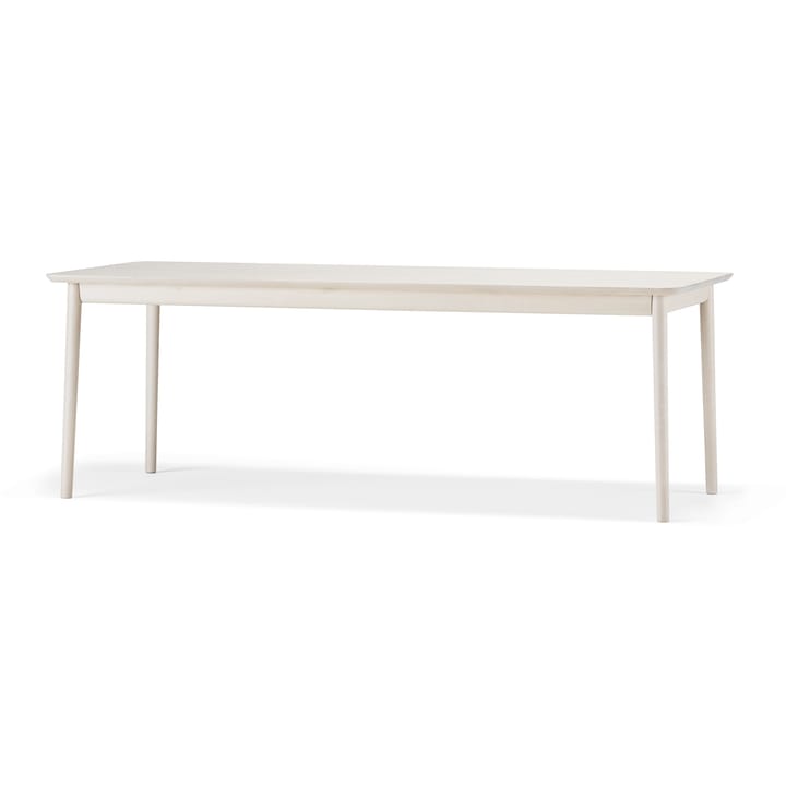 Mesa Prima Vista - Abedul aceitado blanco 120x90 cm aceitado blanco + 1 tablero de extensión - Stolab