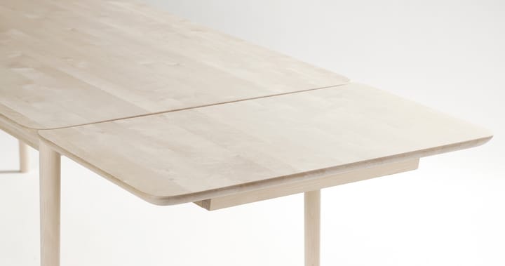 Mesa Prima Vista, Abedul aceitado blanco 120x90 cm aceitado blanco + 1 tablero de extensión Stolab
