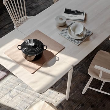 Mesa Prima Vista - Abedul claro lacado mate-180cm-1 tablero de extensión - Stolab