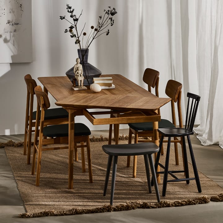 Mesa Prima Vista, Roble aceite natural-120cm-1 tablero de extensión Stolab