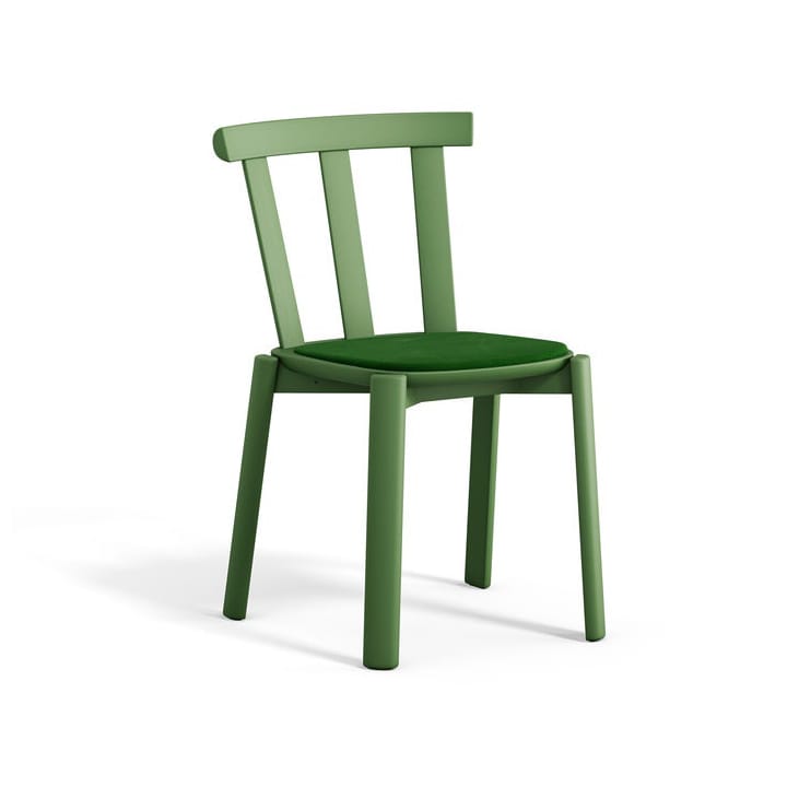 Silla Alt asiento tapizado abedul - Hallingdal 65-960 green-musgo verde 16 - Stolab
