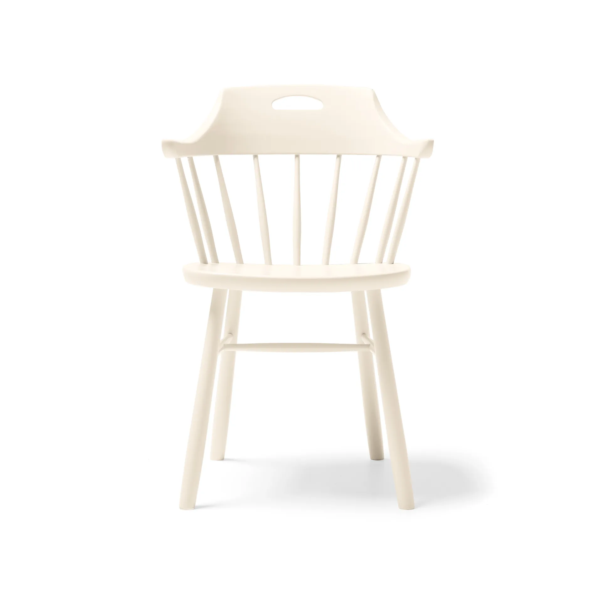 Silla con reposabrazos Småland, Crema blanco 49 Stolab