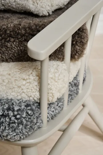 Silla Henriette con cojín de asiento y cervical Aceite blanco-Moonlight - Stolab