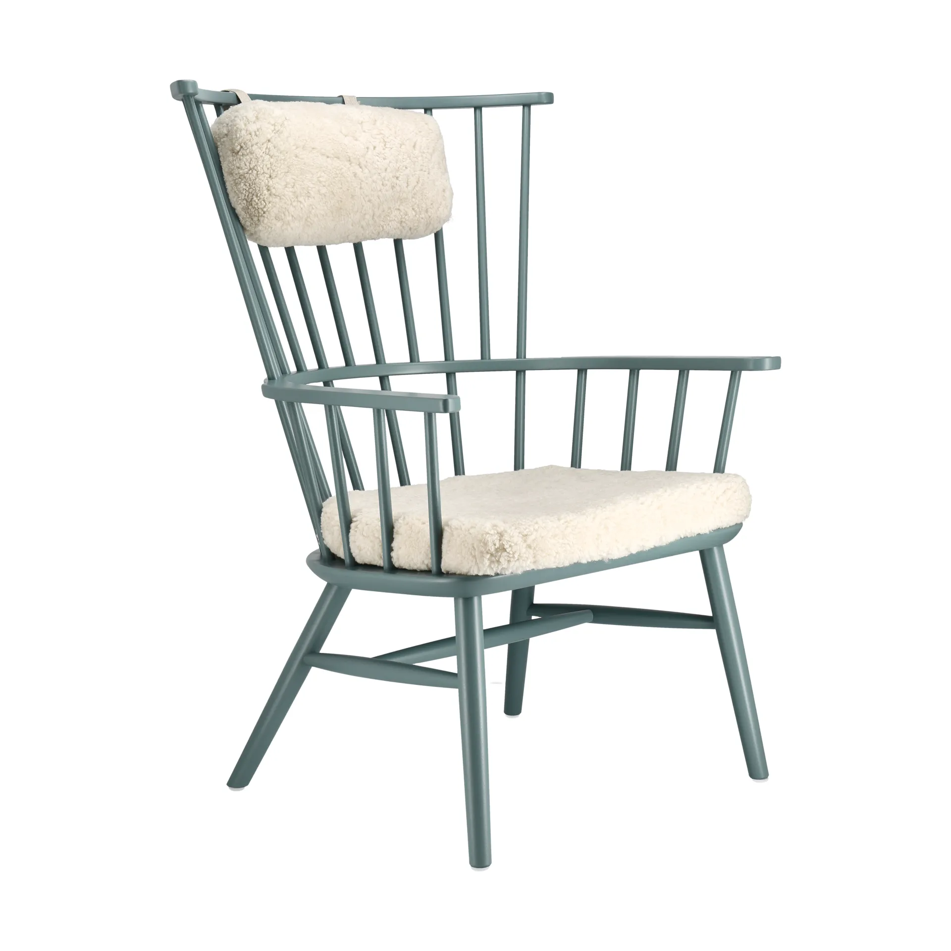 Silla Henriette con cojín de asiento y cervical Dimma-Moonlight Stolab