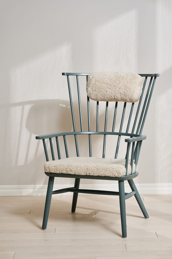Silla Henriette con cojín de asiento y cervical Dimma-Moonlight Stolab