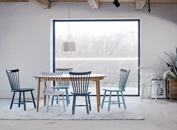 Silla Lilla Åland abedul, Lavar (azul claro) Stolab