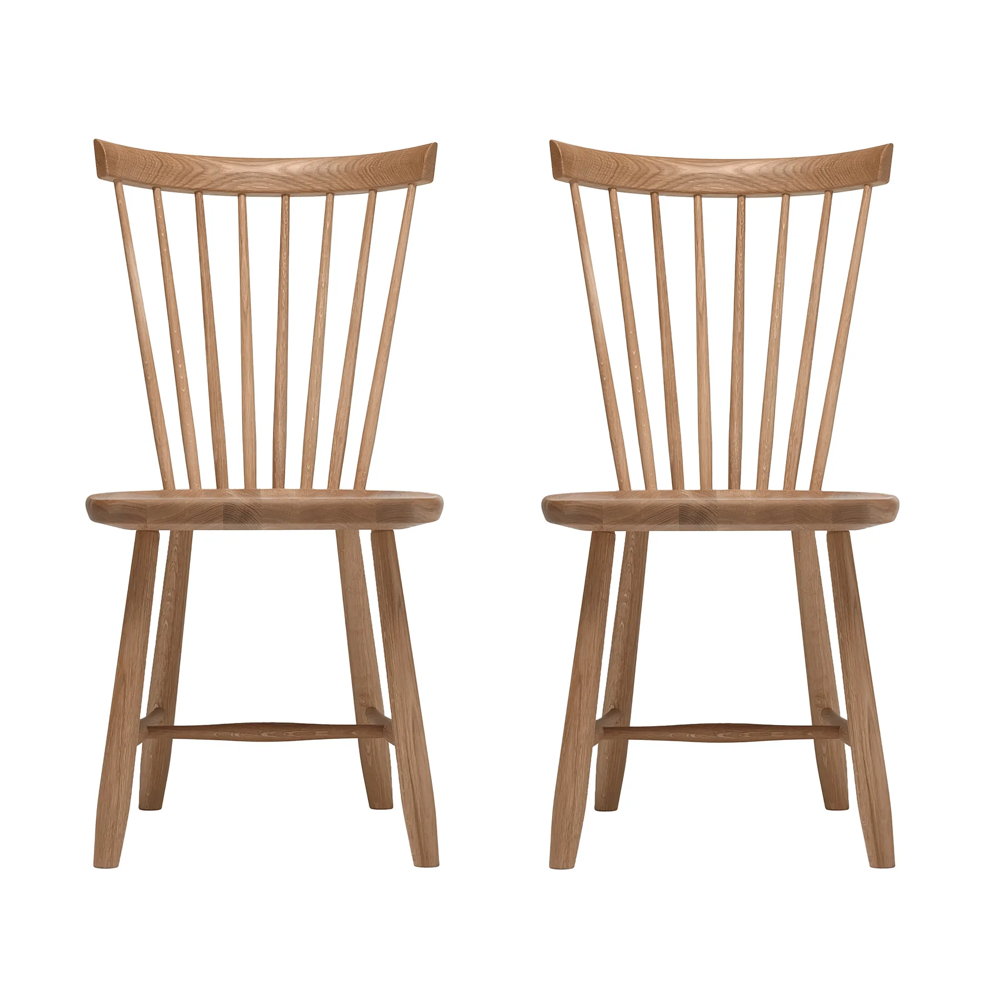 Silla Lilla Åland, Aceite natural (roble), pack de 2,  Stolab