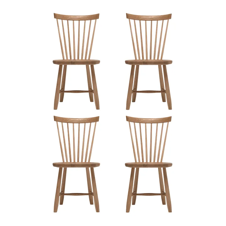 Silla Lilla Åland, Aceite natural (roble), pack de 4 - Stolab