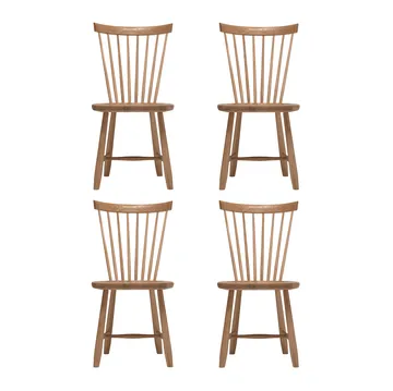 Silla Lilla Åland, Aceite natural (roble), pack de 4 - Stolab