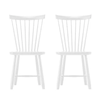 Silla Lilla Åland, Blanco (abedul), pack de 2 - Stolab