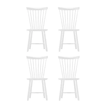 Silla Lilla Åland, Blanco (abedul), pack de 4 - Stolab