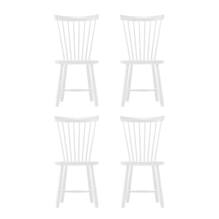 Silla Lilla Åland, Blanco (abedul), pack de 4 - Stolab