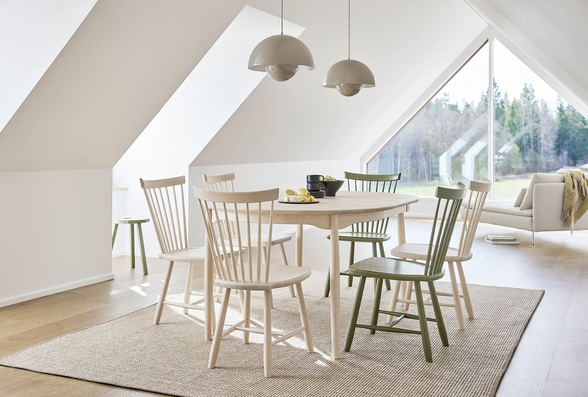 Silla Lilla Åland, Negro (abedul) Stolab