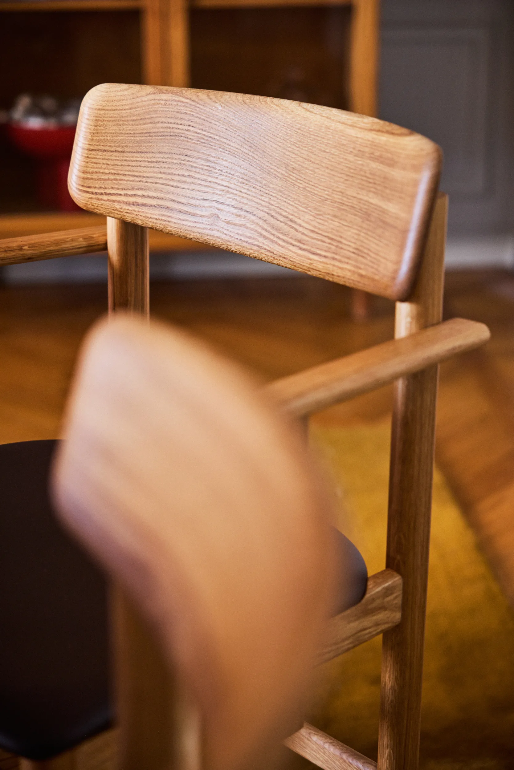 Silla Pal, Roble natural aceitado-Elmosoft 93129 Stolab