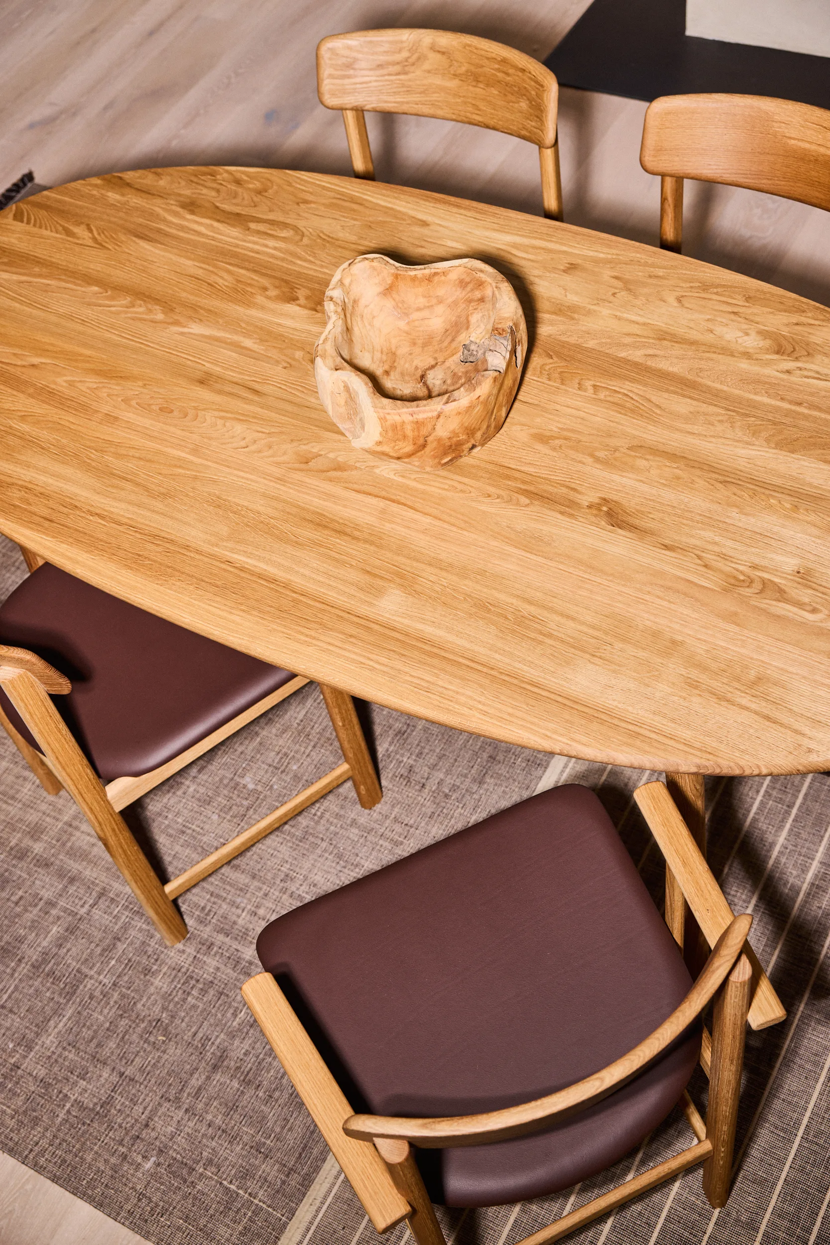 Silla Pal, Roble natural aceitado-Elmosoft 93129 Stolab