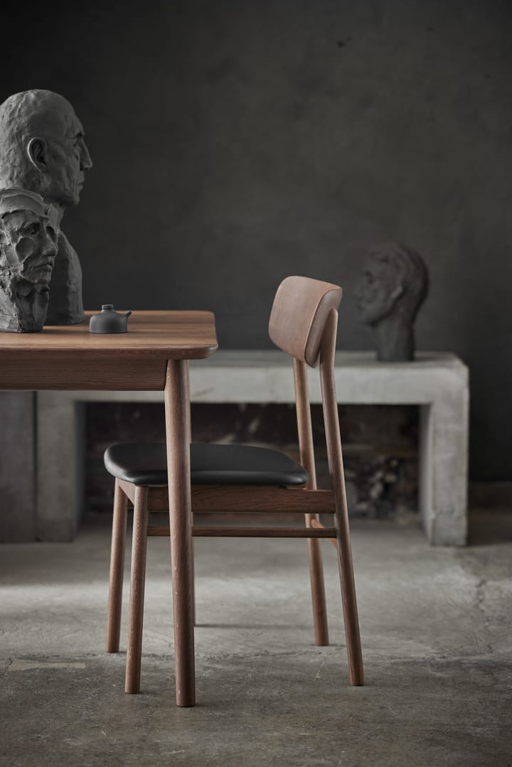 Silla Prima Vista roble - Smoked oak-black leather - Stolab