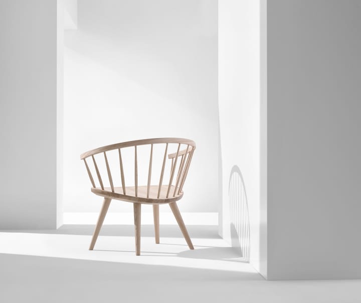Sillón Arka abedul, Barniz mate claro Stolab