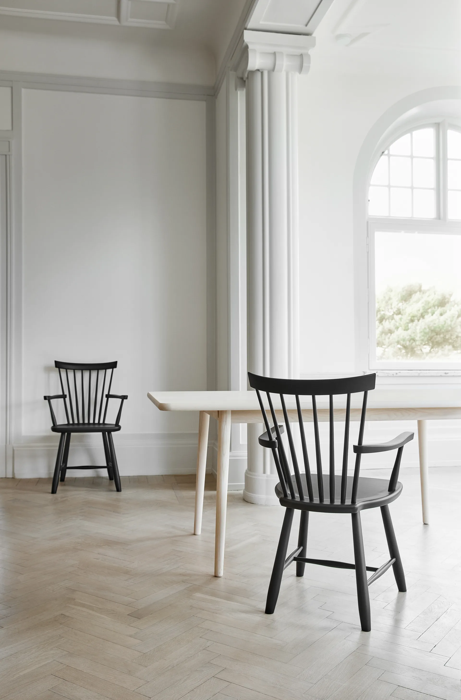 Sillón Lilla Åland abedul, Negro Stolab