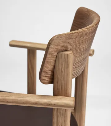 Sillón Pal - Roble natural aceitado-Elmosoft 93129 - Stolab