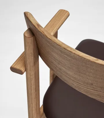 Sillón Pal - Roble natural aceitado-Elmosoft 93129 - Stolab