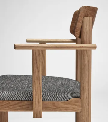 Sillón Pal - Roble natural aceitado-Tornado V3576  - Stolab