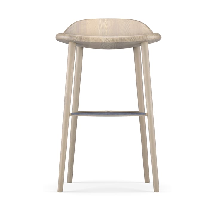 Taburete bar Miss Holly H78, Roble lacado claro mate Stolab