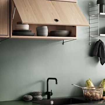 Armario con puerta abatible String - Fresno, 78x30 cm - String