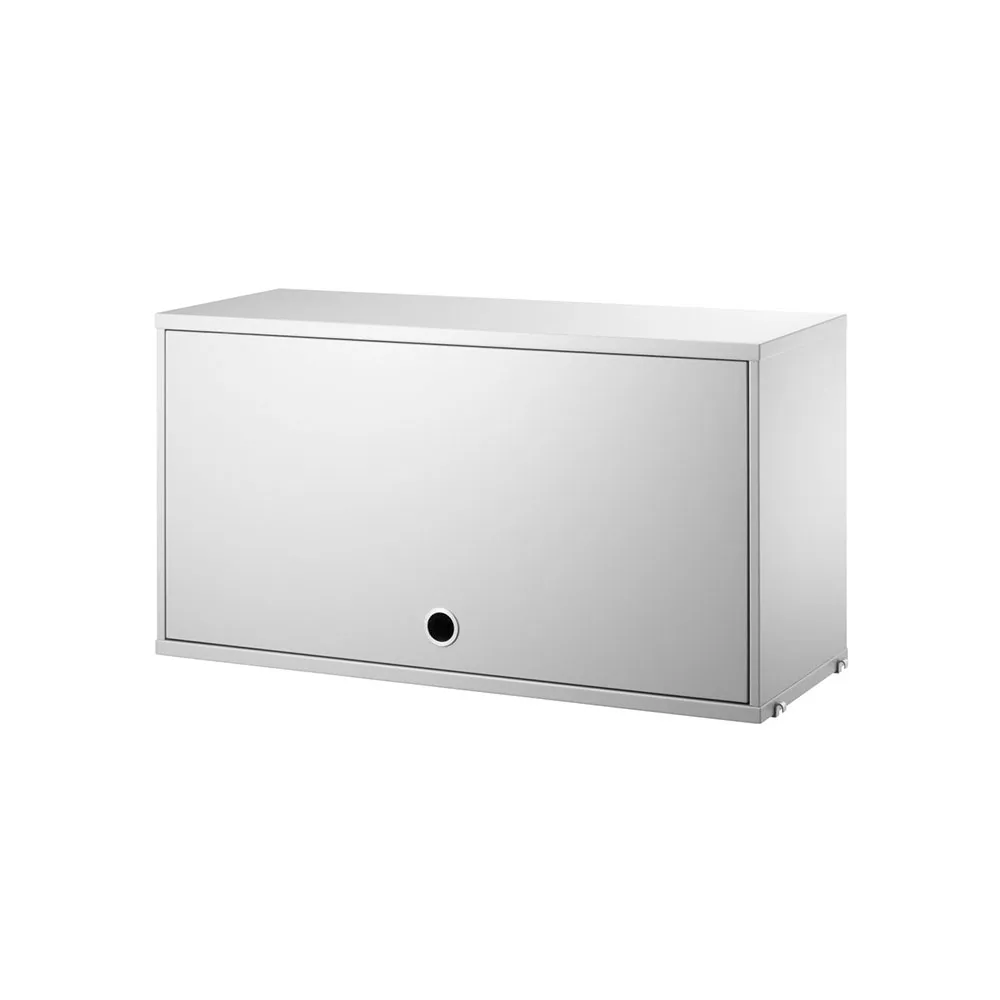 Armario con puerta abatible String, Gris, 78x30 cm String