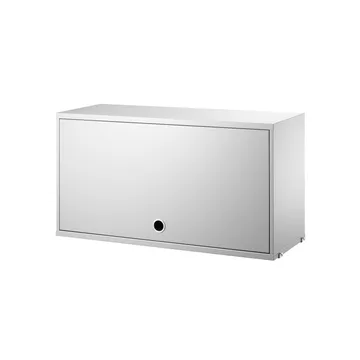 Armario con puerta abatible String - Gris, 78x30 cm - String