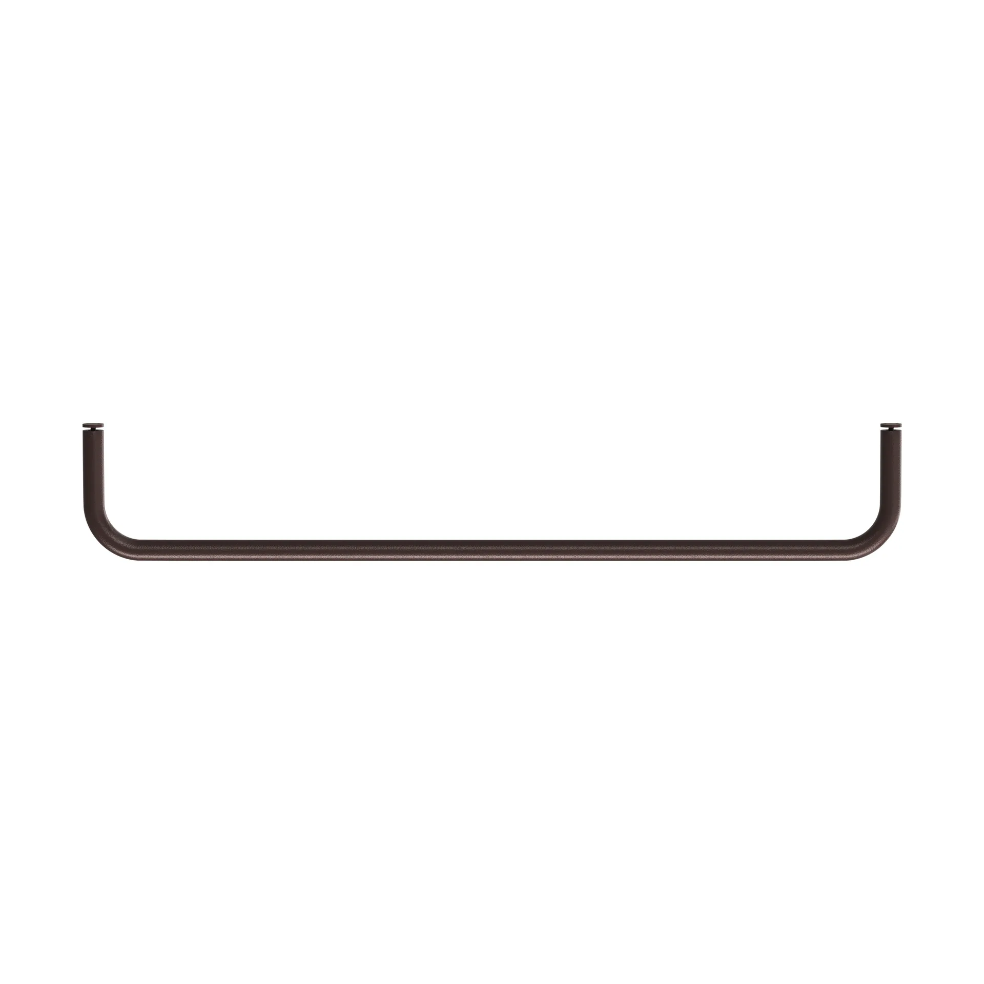 Barra de colgar String, Marrón oscuro, 58 cm String