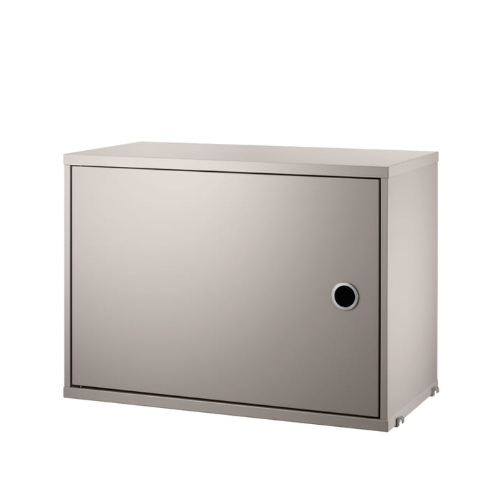 Cabinet con puerta batiente String - Beige, 58x30 cm - String