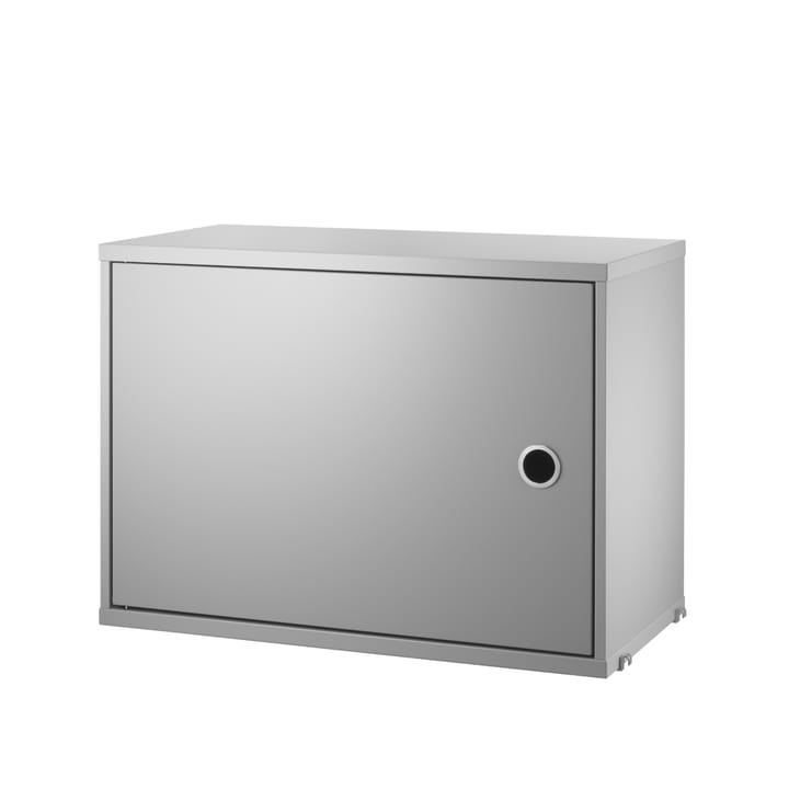 Cabinet con puerta batiente String - Gris, 58x30 cm - String