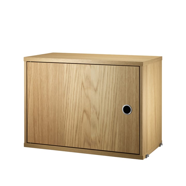 Cabinet con puerta batiente String - Roble, 58x30 cm - String