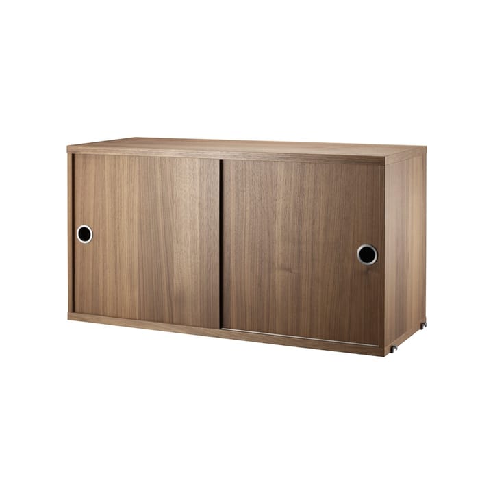 Cabinet con puertas correderas String - Nogal, 78x30 cm - String