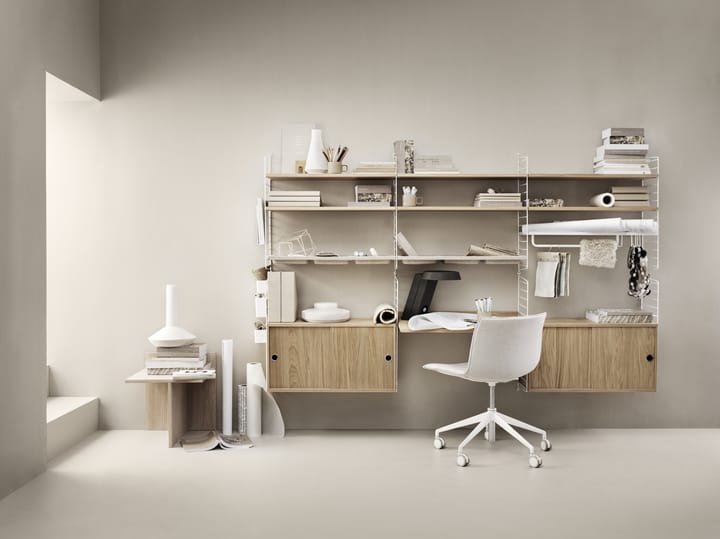 Cabinet con puertas correderas String, Roble, 78x30 cm String