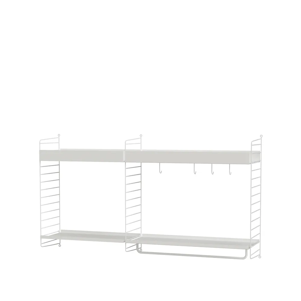 Cocina String blanco - Combinación A,  String