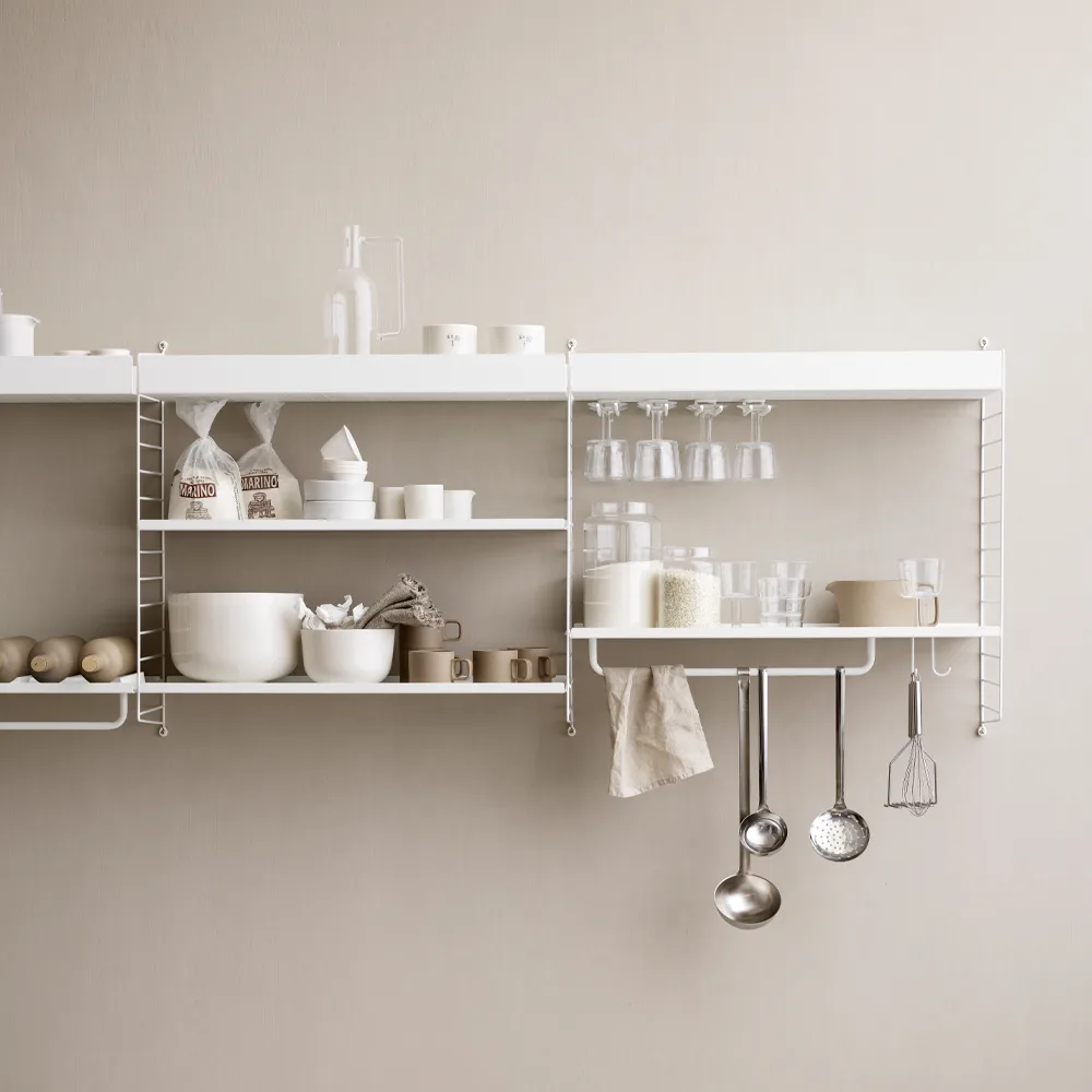 Cocina String blanco - Combinación A,  String