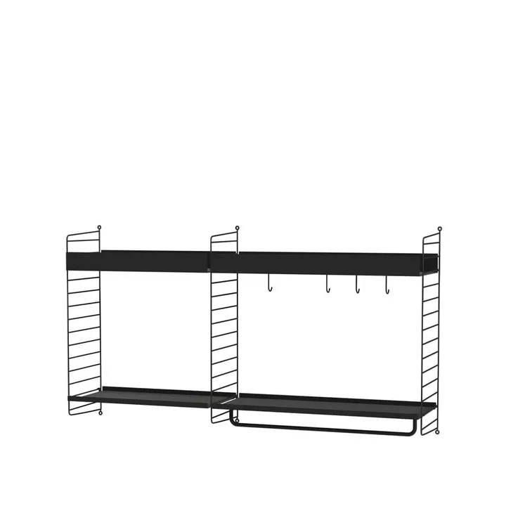 Cocina String negro - Combinación A - String