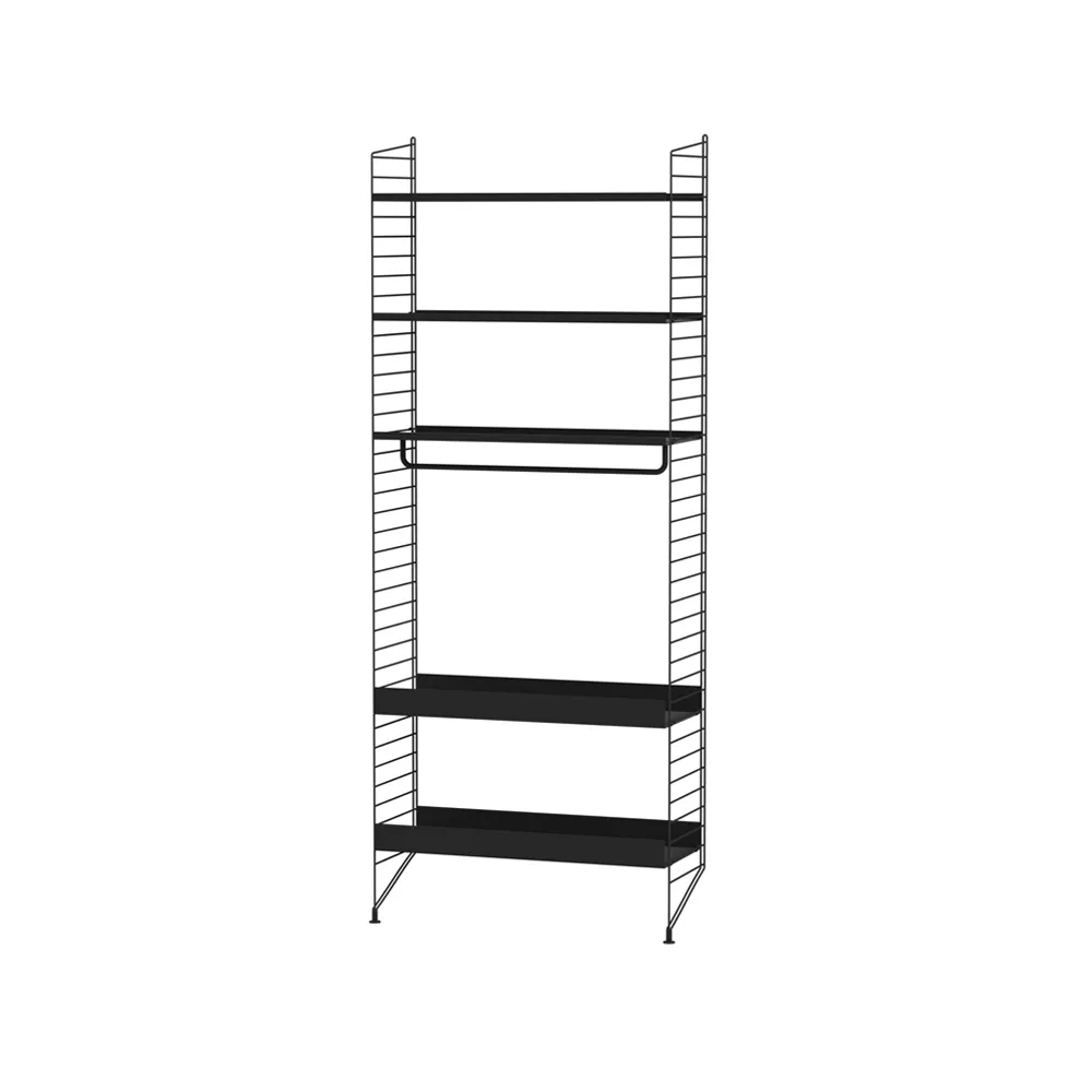 Cocina String negro - Combinación G,  String