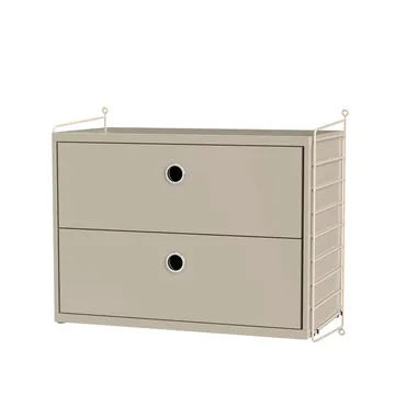 Dormitorio String beige - Combinación A - String