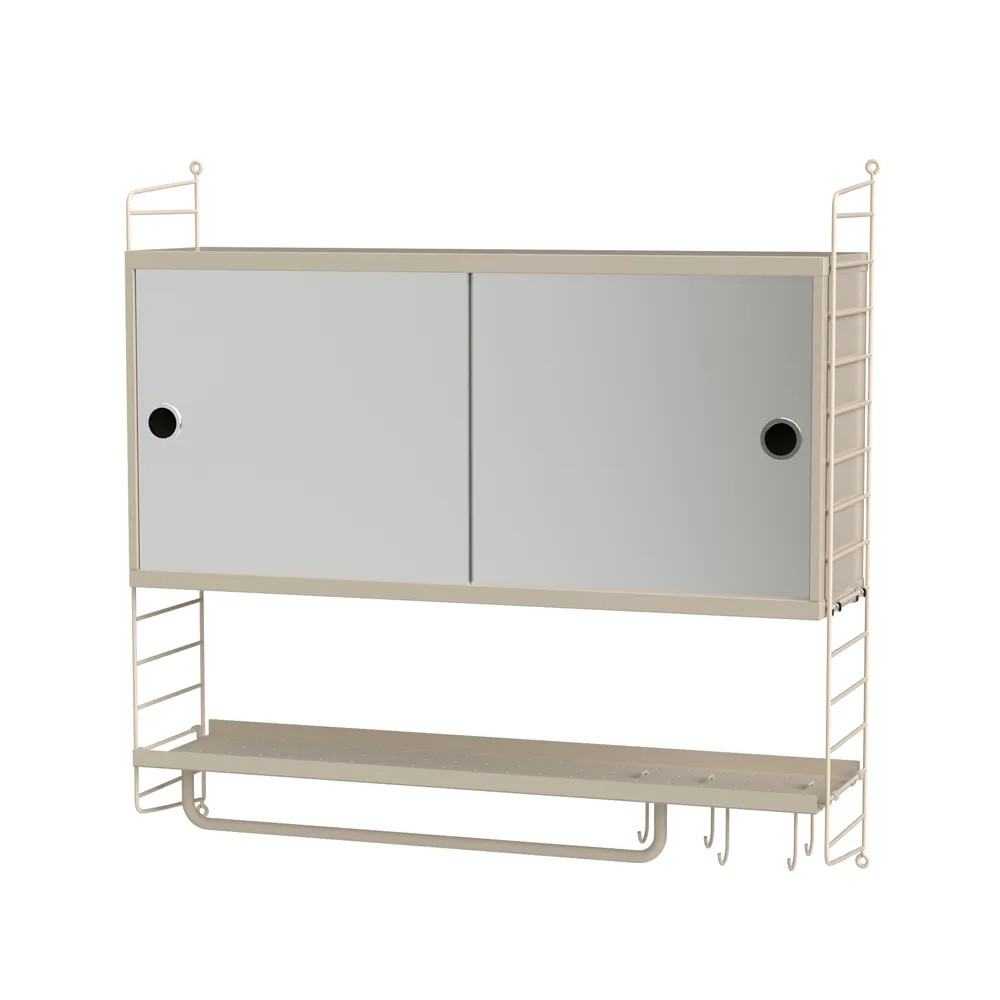 Dormitorio String beige - Combinación A,  String