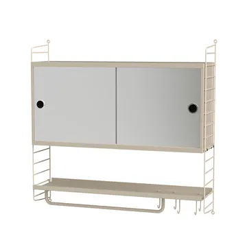 Dormitorio String beige - Combinación A - String