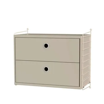 Dormitorio String beige - Combinación A - String
